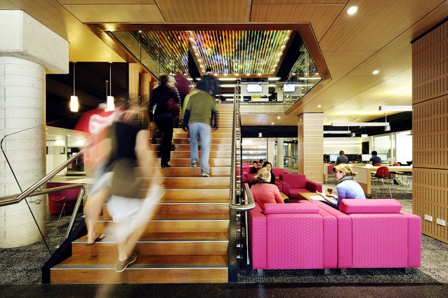 QUT Kelvin Grove Library refurbishment – Peddle Thorp Architects with James Cubitt Architects