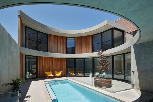 The Courtyard House by Kister Architects.
