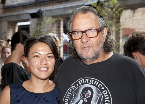Merisha Ansell of Kohler Design Centre and Zambesi's Neville Findlay.