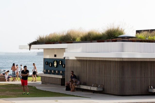 North Bondi Amenities by Sam Crawford Architects with Lymesmith.