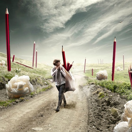 Finalist: <em>My Journey</em> by Damien Bredberg. Image shows architect Alessandra Crossan of Sparc.