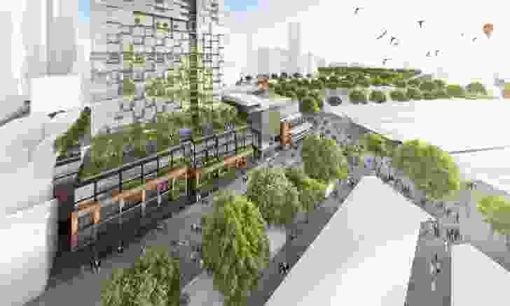 The design of the project will reflect the heritage characteristics of the QVM precinct.