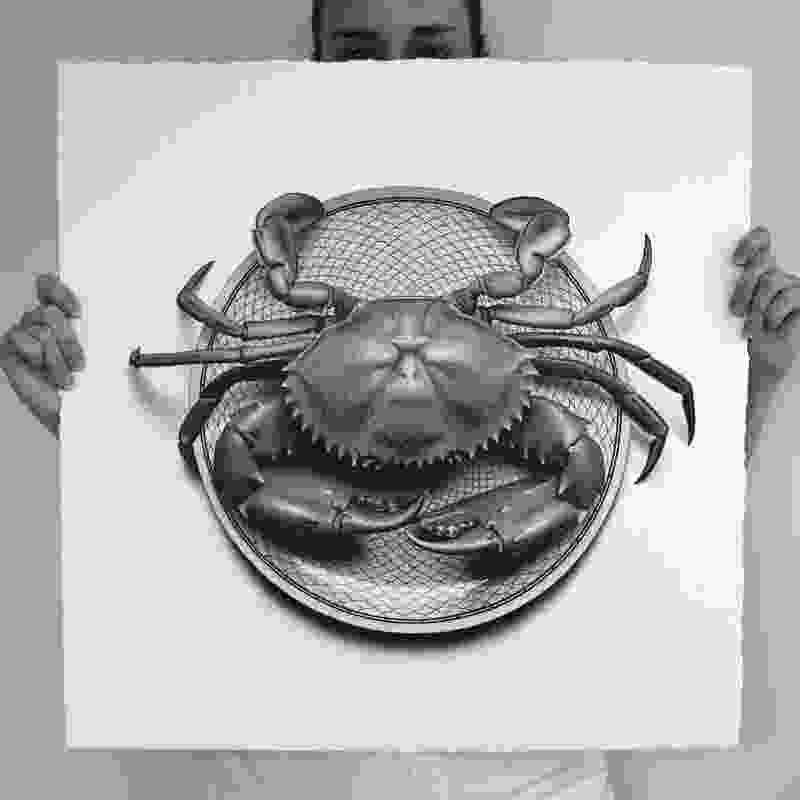 Crab on Hermes by CJ Hendry.