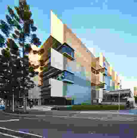 Stage two of the Queensland University of Technology's Creative Industries Precinct at Kelvin Grove campus, designed by Richard Kirk Architect and Hassell in a joint venture.