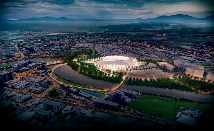 North Queensland Stadium opens in Townsville after years of