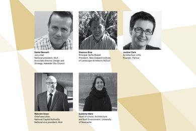 The jury for the 2016 AILA National Landscape Architecture Awards. 