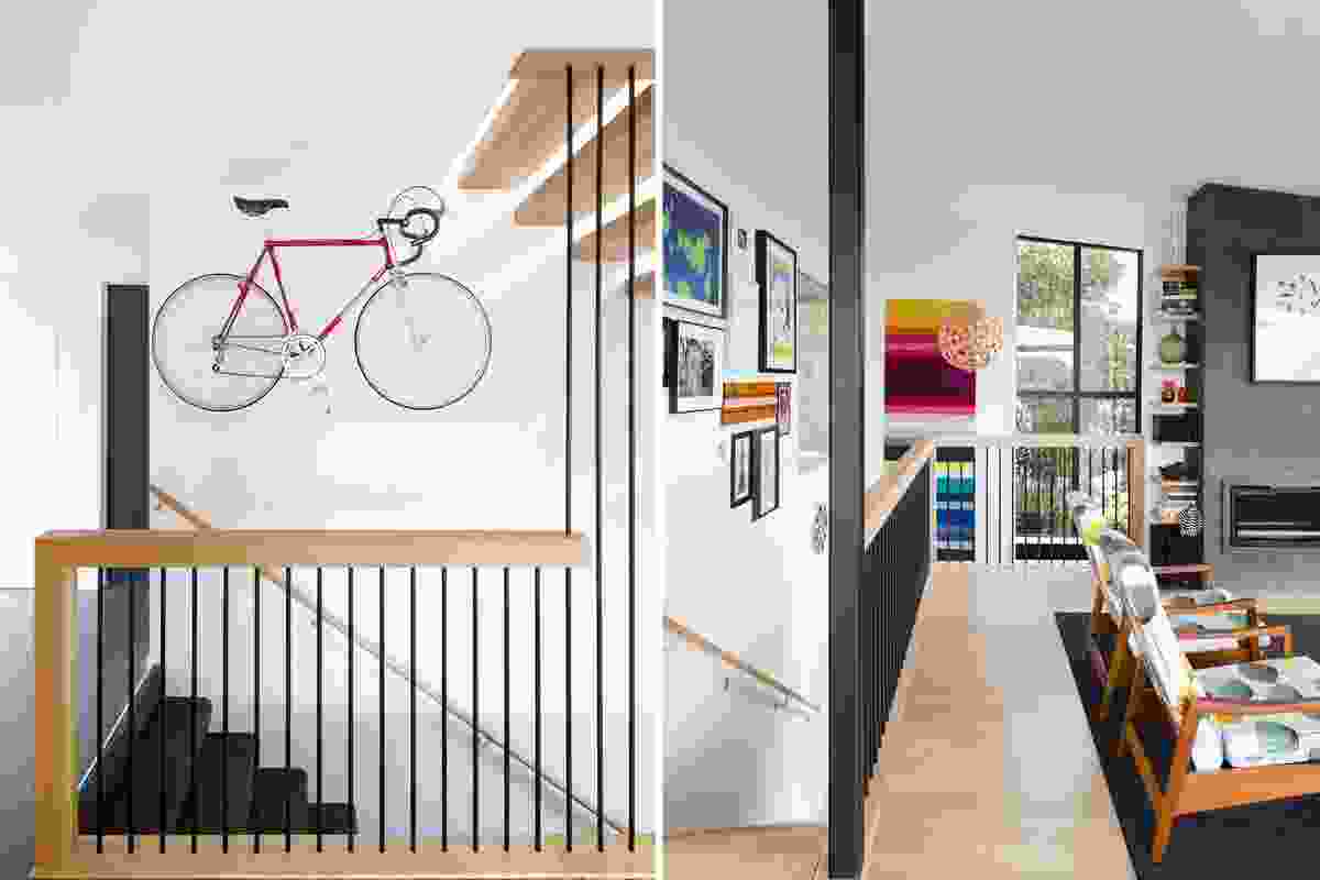 An avid cyclist, homeowner Jon's main criteria for the site was that it be within cycling distance to the city. 