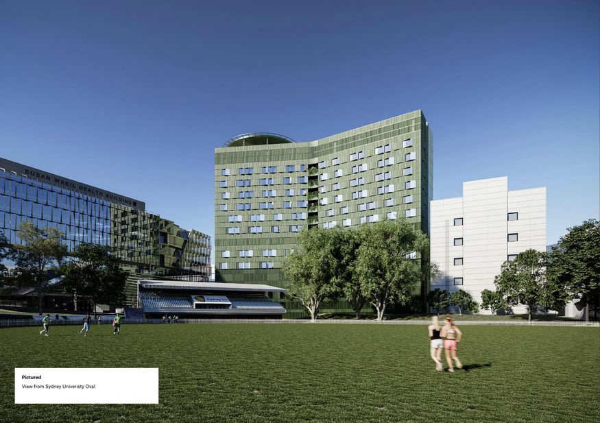 Updated designs for Royal Prince Alfred Hospital redevelopment ArchitectureAu