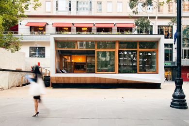 The Carbon Positive house by Archiblox is believed to be the world's first carbon positive prefab house, using recycled water and harvesting solar energy back into the grid.