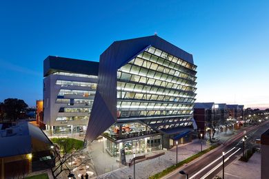 Jeffrey Smart Building by John Wardle Architects in association with Phillips/Pilkington Architects.