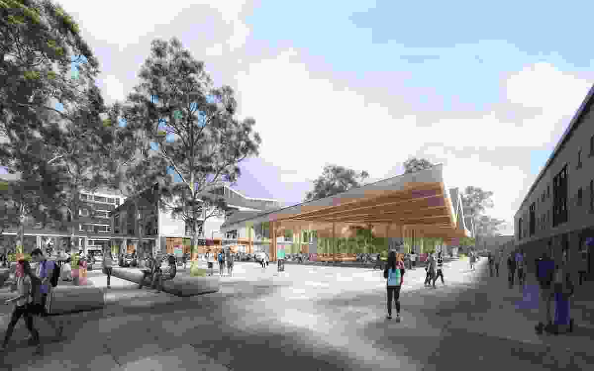 University of Canberra’s campus masterplan by  MGS Architects with Turf Design Studio.
