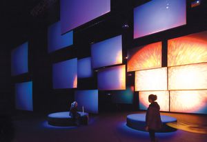 Foscarini’s installation in Superstudio Più, Tortona.