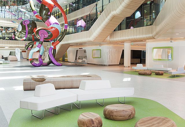 The Grand Prix winner and winner of the Commercial Interior category – the Royal Children's Hospital by Billard Leece Partnership and Bates Smart.