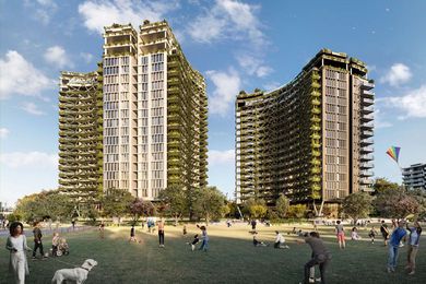 Two towers have been proposed for Montague Road, standing 17 and 19 storeys respectively.