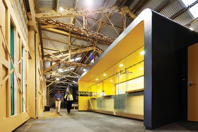 Public Design – B-Shed Ferry Port Terminal by Brooking Design Practice.