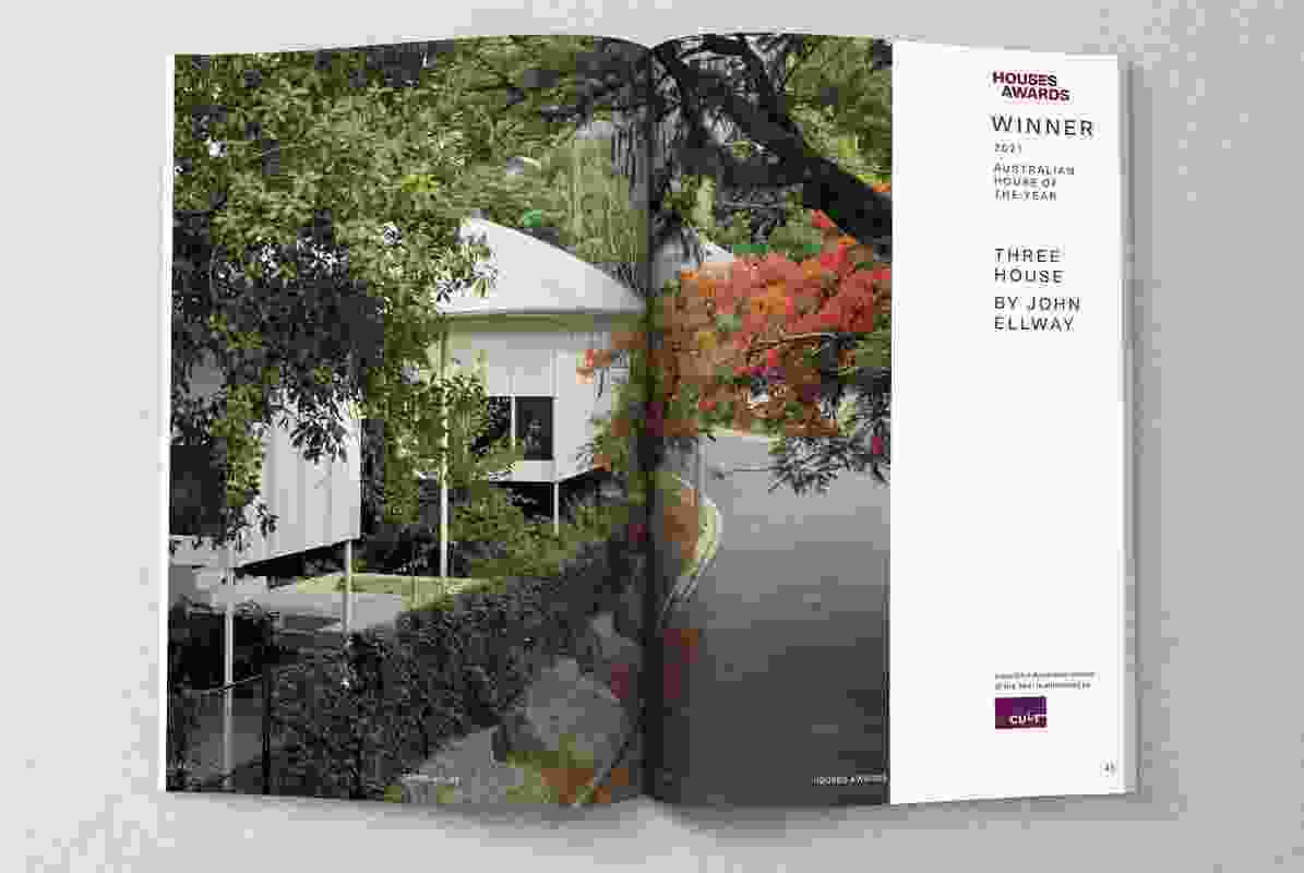 Three House by John Ellway, 2021 Winner - House of the Year.