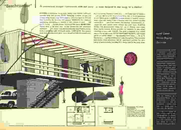 1962 magazine clipping about the (then) radical new Beachcomber house. 