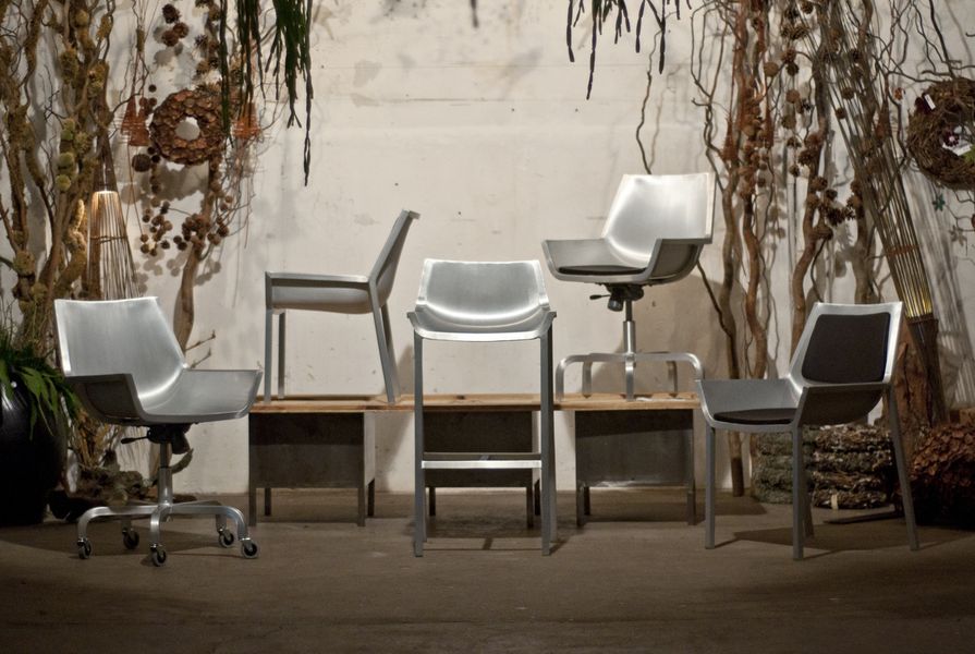 The Sezz collection from Emeco, designed by Christophe Pillet.