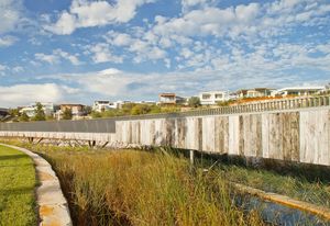 Little Cove Bay public realm by McGregor Coxall with Hill Thalis Architects and Candalepas Associates Architects.