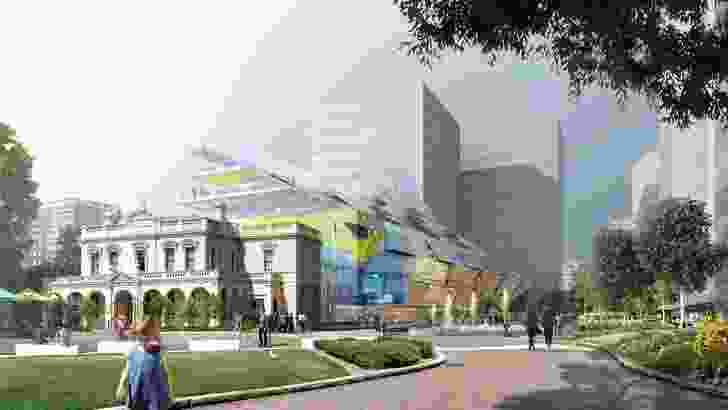 Winning design for a civic building in Parramatta Square by Manuelle Gautrand Architecture, DesignInc and Lacoste + Stevenson.