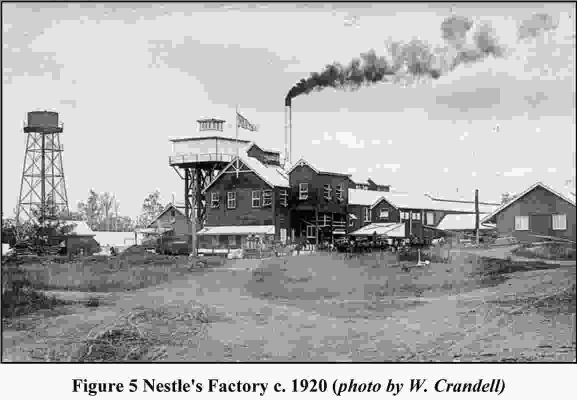Nestlé condensed milk factory in Toogoolawah circa 1920. 
