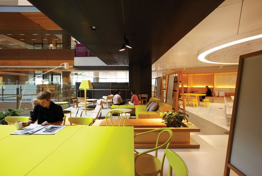 Colour in Commercial Design – ANZ Centre by Hassell.