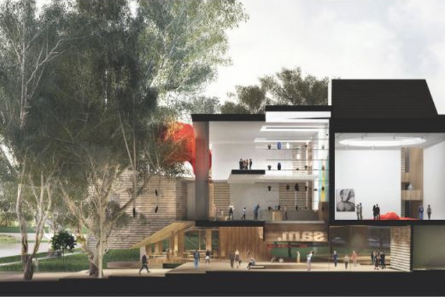 John Wardle Architects' design for the new Shepparton Art Museum.