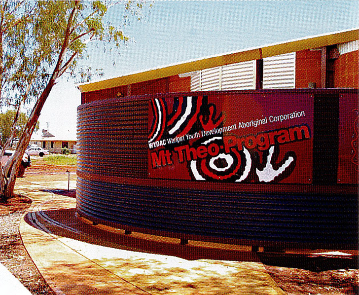 Walpiri Youth Development Centre Stage 1 by Brendan J. Meney Architects in association with Richard Layton and Associates – winner of the Australian Institute of Architects Northern Territory Indigenous Community Architecture Award in 2010.