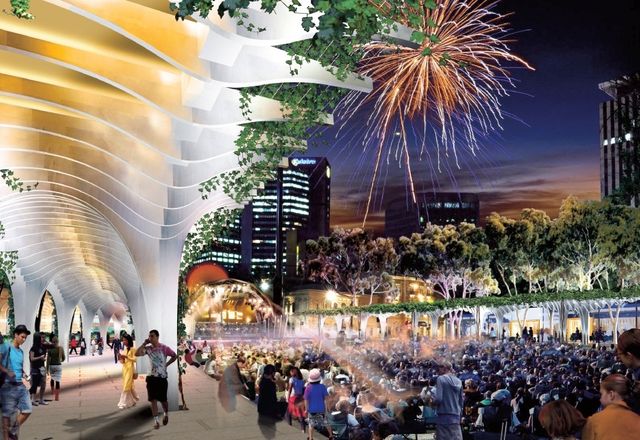 Victoria Square, Adelaide: Key moves of the project.