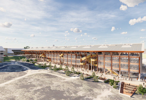 New Academic Building by Lyons Architecture in collaboration with Officer Woods, The Fulcrum Agency, STH and Aspect Studios.