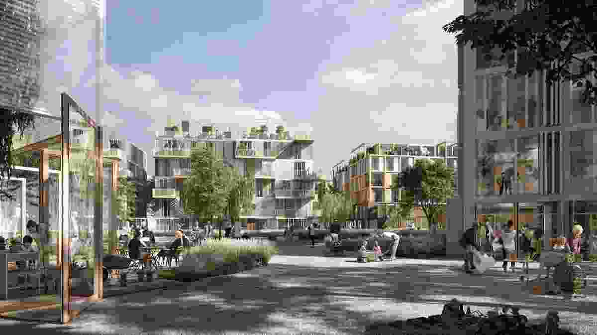 A proposal for housing project that supports environmental and social sustainability through shared facilities and outdoors spaces as well as homes for multigenerational living.