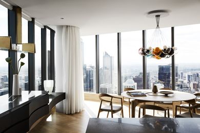 The apartment’s floor plan underwent “radical surgery” to make the most of the views.