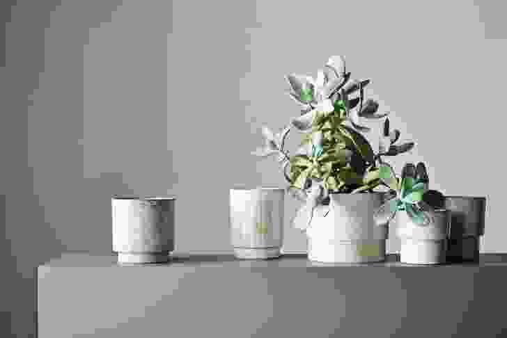 Anchor Ceramics’ planters are thrown by hand on a potter’s wheel and finished in glazes.