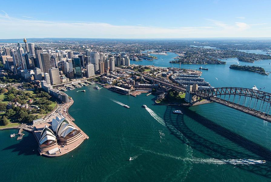 Sydney cityscape.