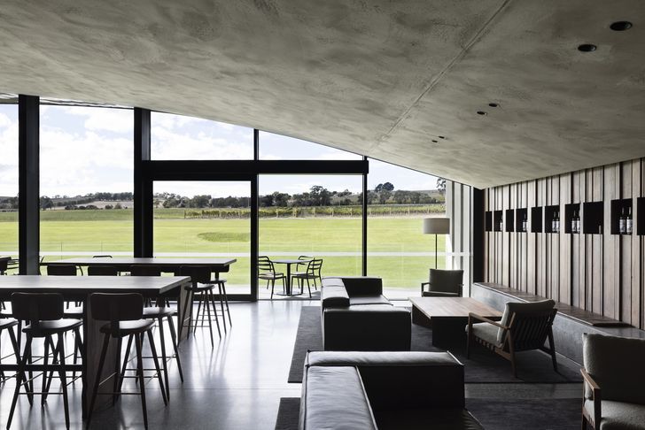 Resolutely natural St Huberts Cellar Door ArchitectureAU