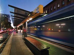 The Glenelg Tramline Extension, winner of the 2008 Adelaide Prize.