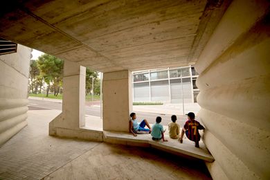 Common area, Building 111 by Flores & Prats.