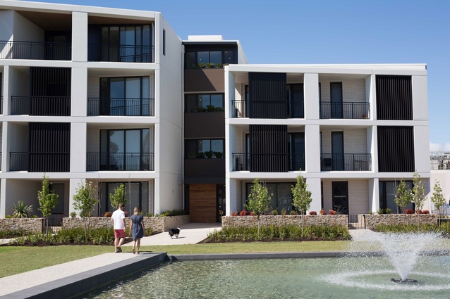 Ivy Apartments, West by Davis and Davis Architects.
