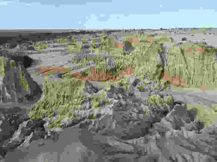 The landscape around Lake Mungo in south-western New South Wales. 