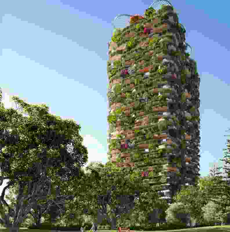 Urban Forest tower in South Brisbane by Koichi Takada Architects.