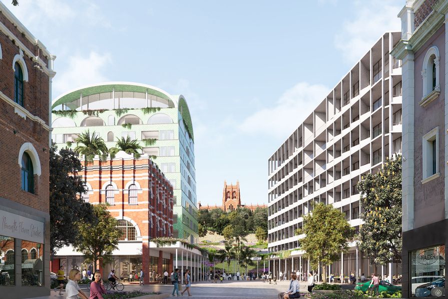 Winning design selected for next stages of Newcastle East End ArchitectureAU