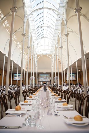 The arcaded dining hall at University College, where Lovell Chen worked with a Passive House consultant and the building surveyor, refutes the notion that Passive House limits design outcomes.