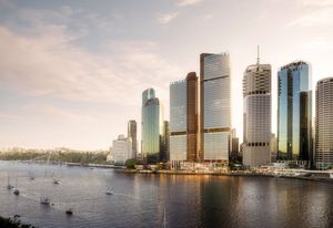 Waterfront Brisbane by FJMT and Arkhefield.