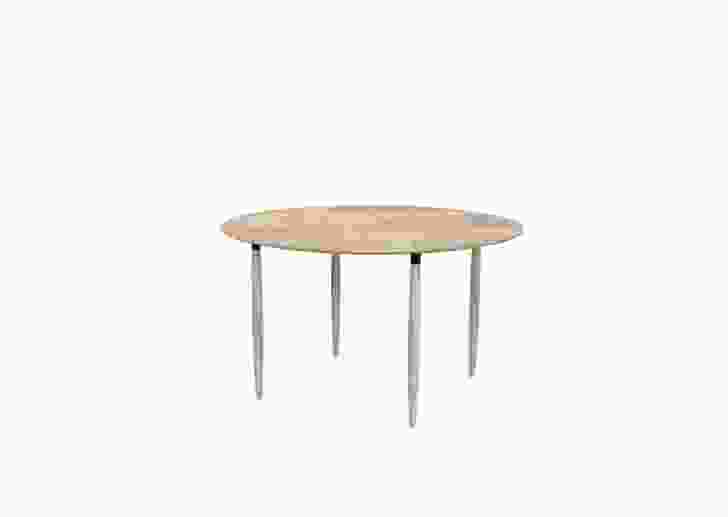 Slow Collection dining table by Space Copenhagen for Stellar Works.