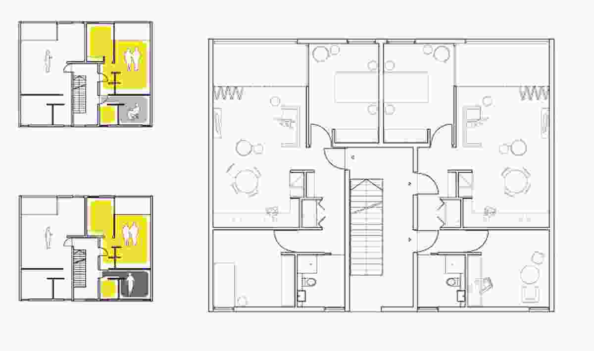 Proposed furnished two-bedroom apartment and flexible options.