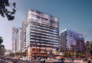 Proposed mixed-used development at Sydney's Central Park designed Foster and Partners with local collaborating architects PTW.