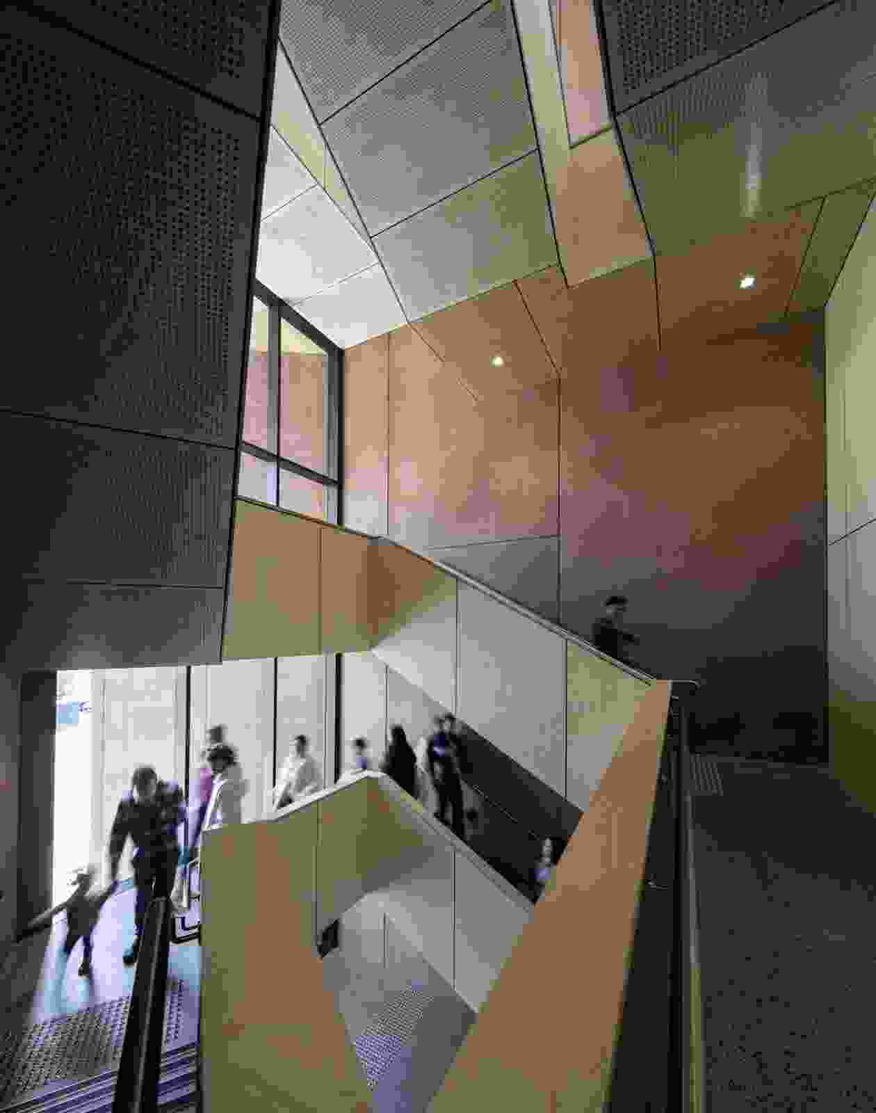 Creative and study spaces inside Gosford Regional Library, the venue for Central Coast Zine Club
