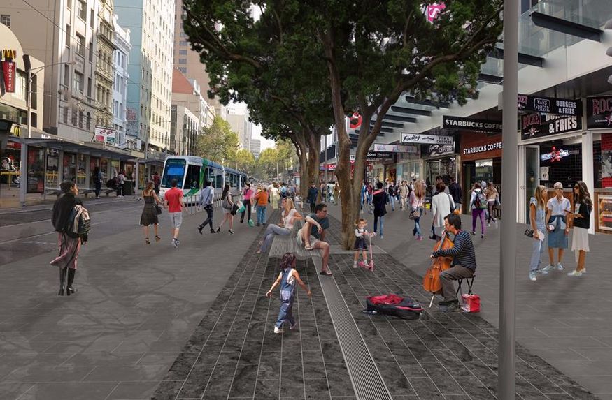Melbourne CBD street to be pedestrianized ArchitectureAU Melbourne CBD street to be pedestrianized ArchitectureAU