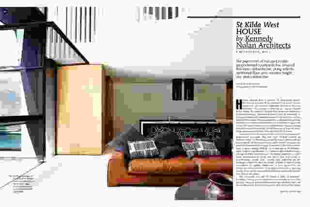 St Kilda West House by Kennedy Nolan Architects.