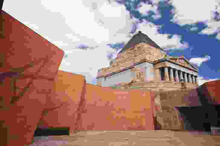 The Shrine of Remembrance forecourt designed by ARM Architecture.